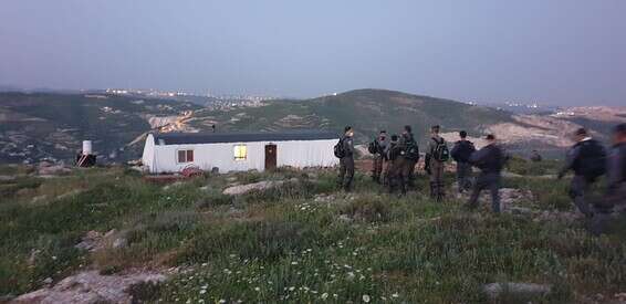 פינוי המאחזים // צילום: דו"צ